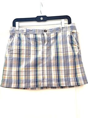Old Navy Y2K Plaid Mini Skirt. Americana. Beach. Coastal. Punk. Schoolgirl. EUC